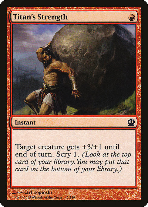 Titan's Strength [Theros] - Evolution TCG