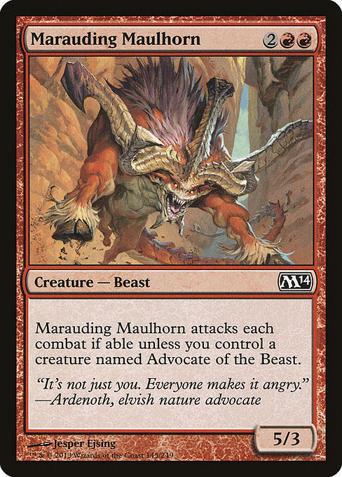 Marauding Maulhorn [Magic 2014] - Evolution TCG