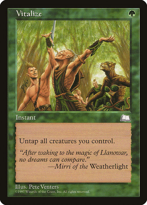 Vitalize [Weatherlight] - Evolution TCG