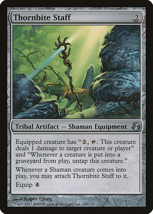 Thornbite Staff [Morningtide] - Evolution TCG