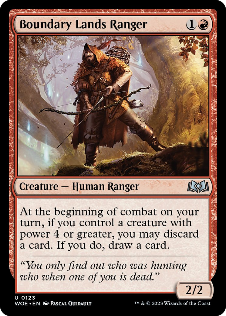 Boundary Lands Ranger [Wilds of Eldraine] - Evolution TCG