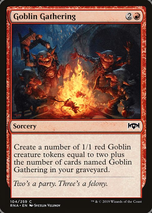 Goblin Gathering [Ravnica Allegiance] - Evolution TCG