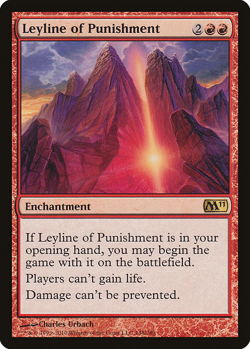Leyline of Punishment [Magic 2011] - Evolution TCG