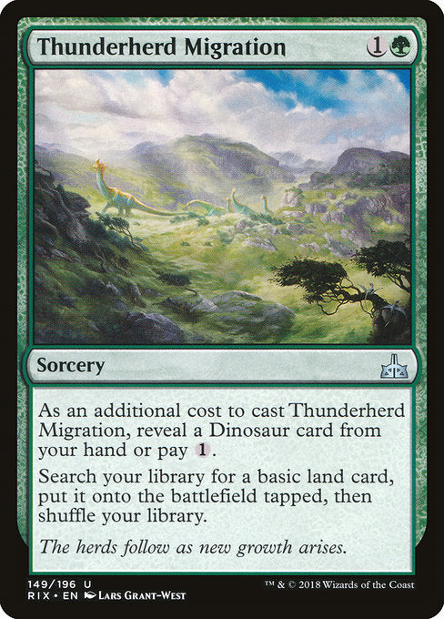Thunderherd Migration [Rivals of Ixalan] - Evolution TCG