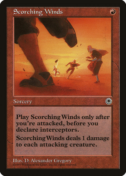 Scorching Winds [Portal] - Evolution TCG