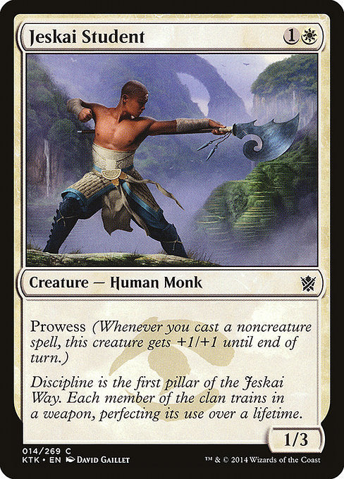 Jeskai Student [Khans of Tarkir] - Evolution TCG