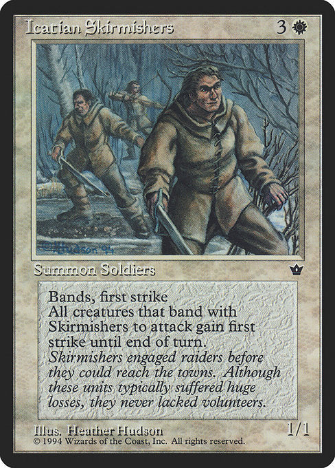 Icatian Skirmishers [Fallen Empires] - Evolution TCG