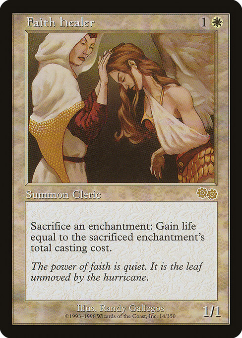 Faith Healer [Urza's Saga] - Evolution TCG