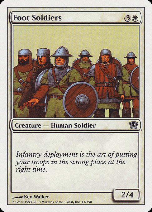 Foot Soldiers [Ninth Edition] - Evolution TCG