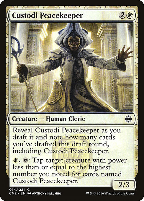 Custodi Peacekeeper [Conspiracy: Take the Crown] - Evolution TCG