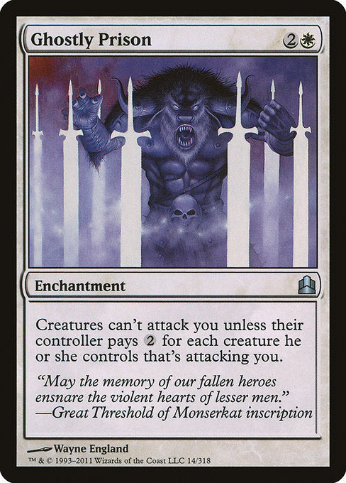 Ghostly Prison [Commander 2011] - Evolution TCG