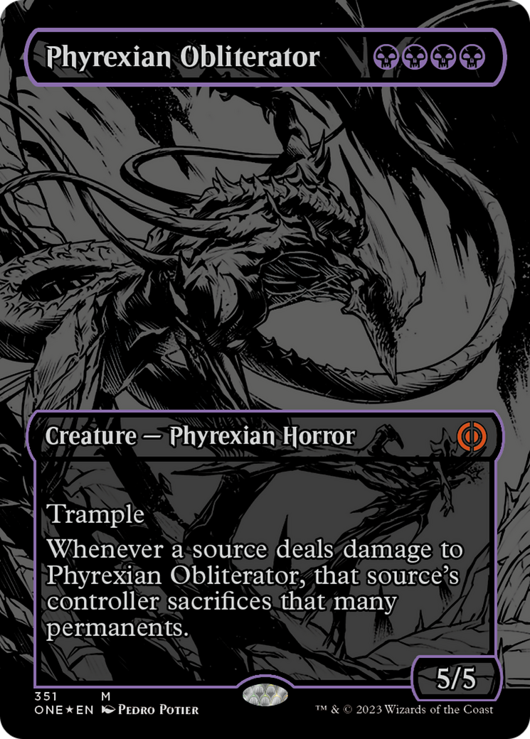 Phyrexian Obliterator (Oil Slick Raised Foil) [Phyrexia: All Will Be One] - Evolution TCG