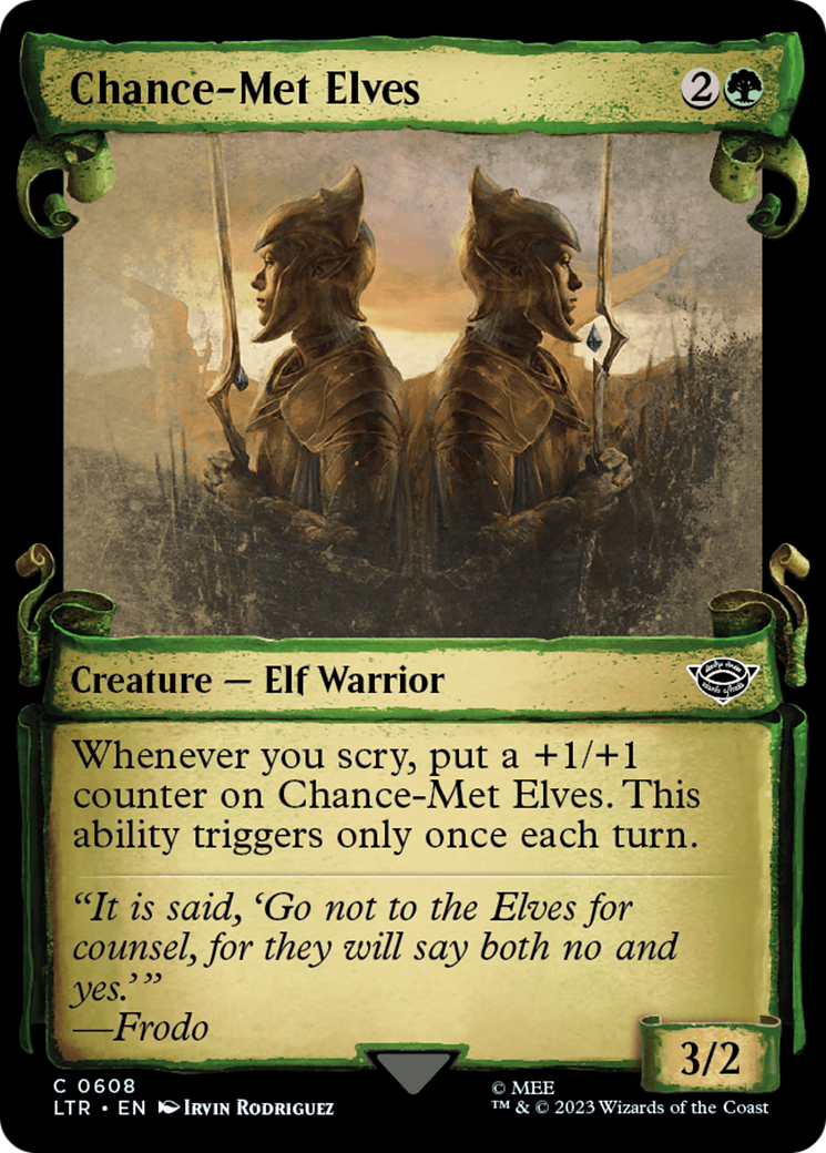 Chance-Met Elves [The Lord of the Rings: Tales of Middle-Earth Showcase Scrolls] - Evolution TCG