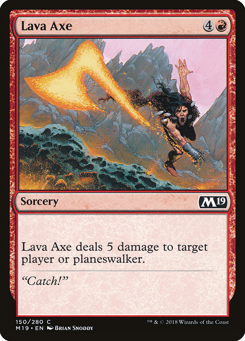 Lava Axe [Core Set 2019] - Evolution TCG