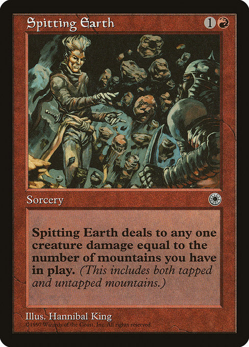 Spitting Earth [Portal] - Evolution TCG