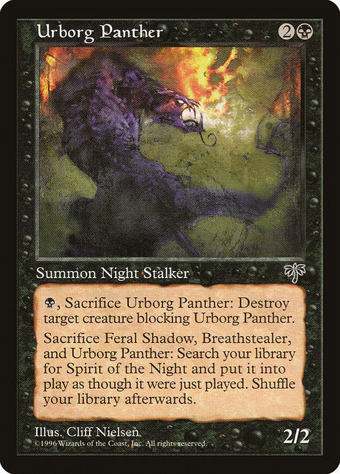 Urborg Panther [Mirage] - Evolution TCG