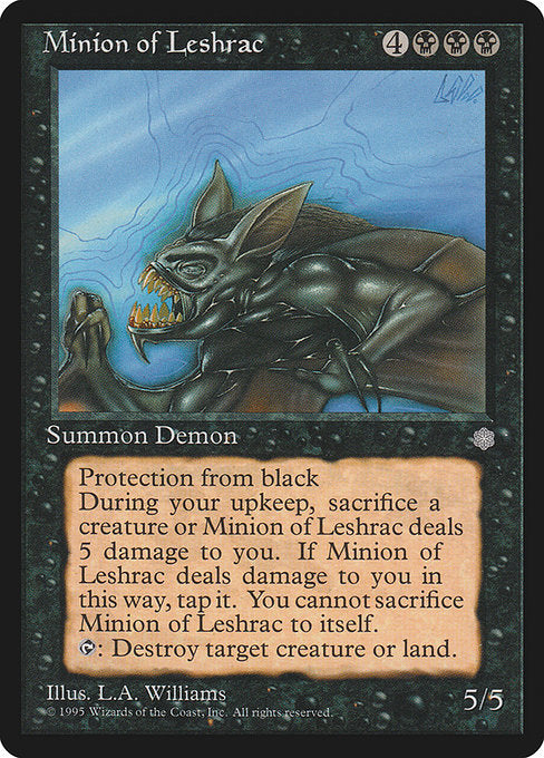 Minion of Leshrac [Ice Age] - Evolution TCG