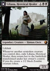 Liliana, Heretical Healer // Liliana, Defiant Necromancer [From the Vault: Transform] - Evolution TCG