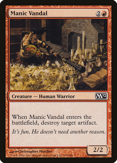 Manic Vandal [Magic 2012] - Evolution TCG