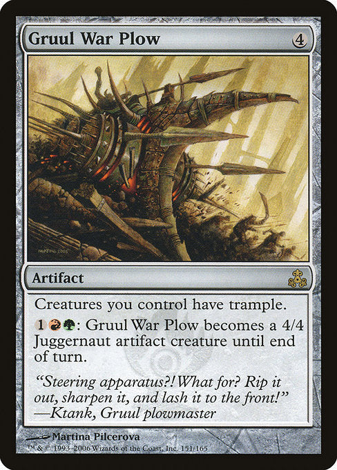 Gruul War Plow [Guildpact] - Evolution TCG