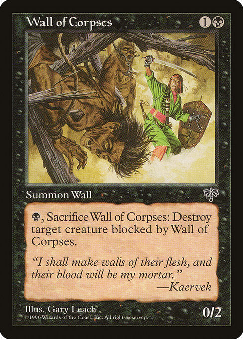 Wall of Corpses [Mirage] - Evolution TCG