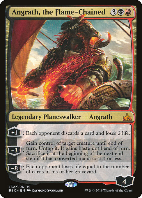 Angrath, the Flame-Chained [Rivals of Ixalan] - Evolution TCG