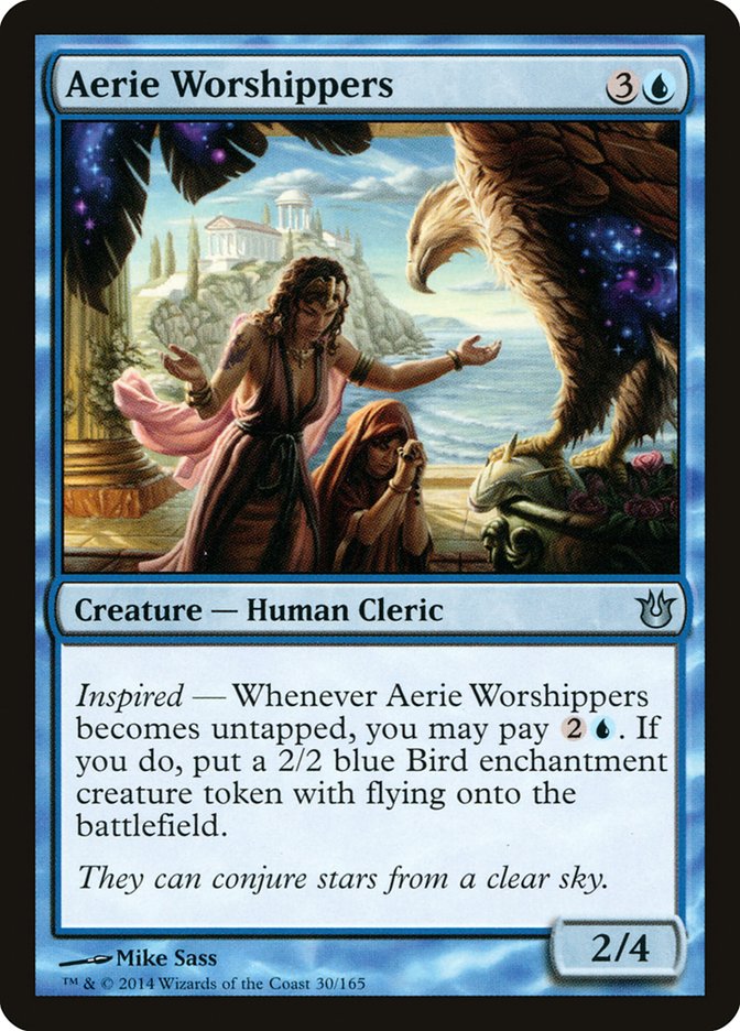 Aerie Worshippers [Born of the Gods] - Evolution TCG