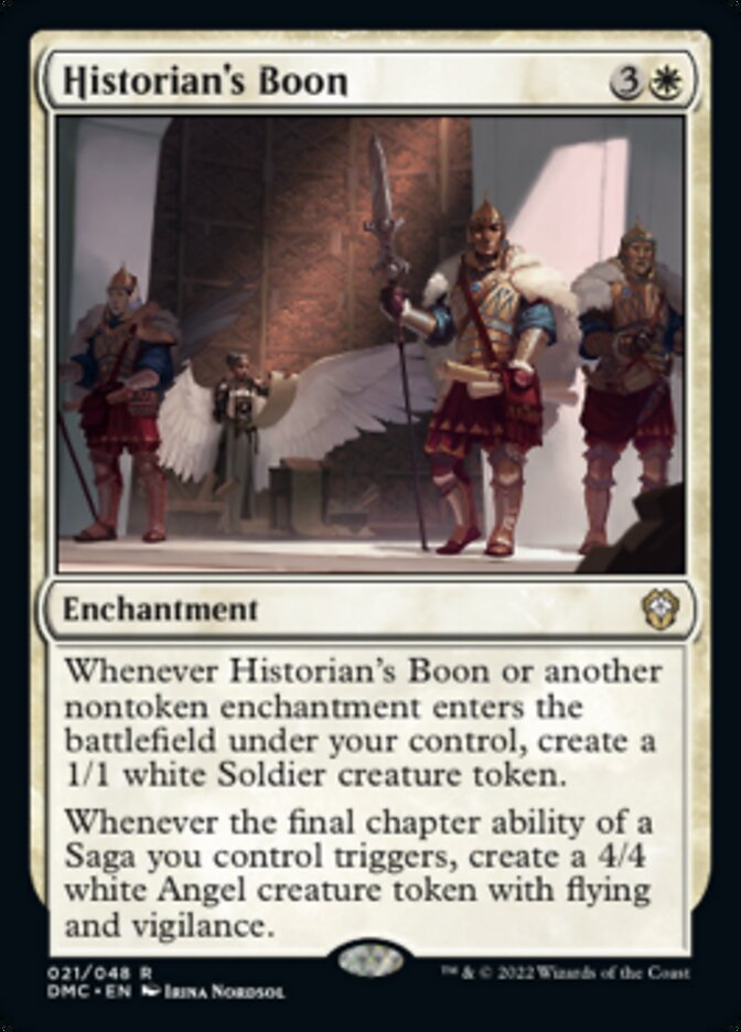 Historian's Boon [Dominaria United Commander] - Evolution TCG