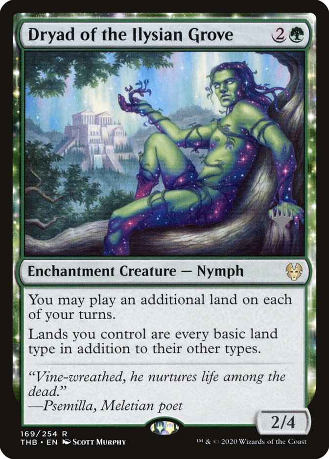 Dryad of the Ilysian Grove (Promo Pack) [Theros Beyond Death Promos] - Evolution TCG
