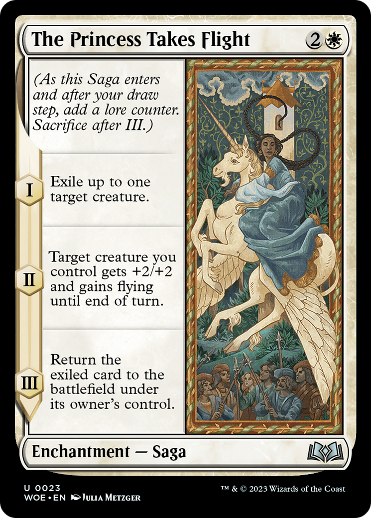 The Princess Takes Flight [Wilds of Eldraine] - Evolution TCG