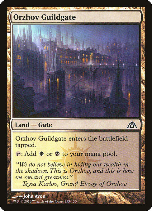 Orzhov Guildgate [Dragon's Maze] - Evolution TCG