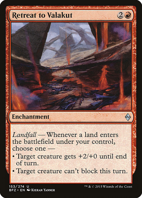 Retreat to Valakut [Battle for Zendikar] - Evolution TCG