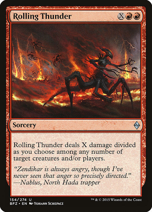 Rolling Thunder [Battle for Zendikar] - Evolution TCG
