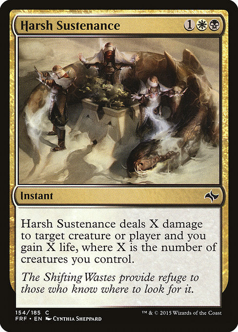 Harsh Sustenance [Fate Reforged] - Evolution TCG