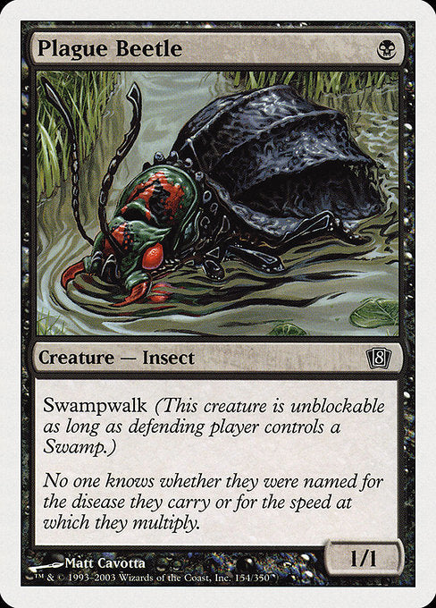 Plague Beetle [Eighth Edition] - Evolution TCG