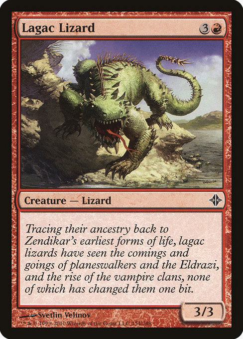Lagac Lizard [Rise of the Eldrazi] - Evolution TCG