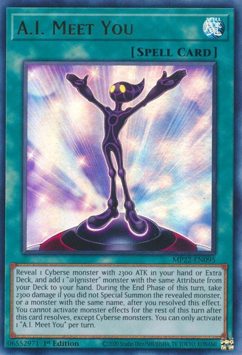 A.I. Meet You [MP22-EN095] Ultra Rare - Evolution TCG