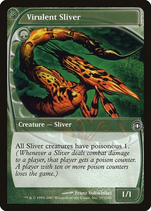 Virulent Sliver [Future Sight] - Evolution TCG