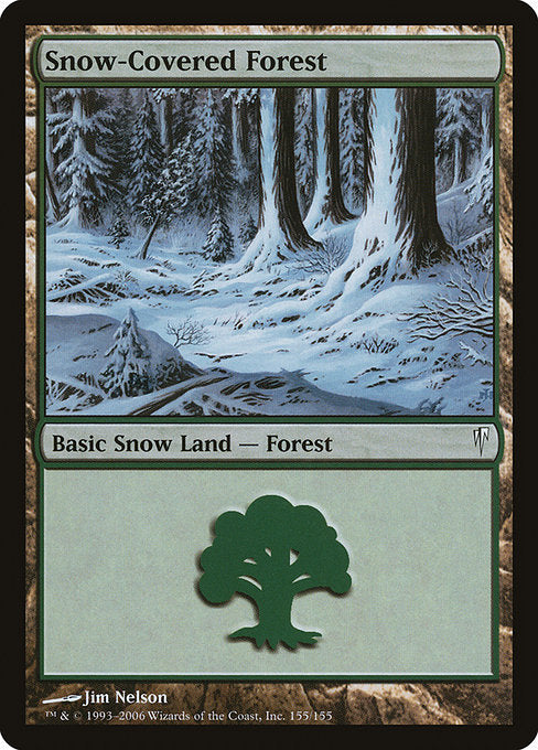 Snow-Covered Forest [Coldsnap] - Evolution TCG