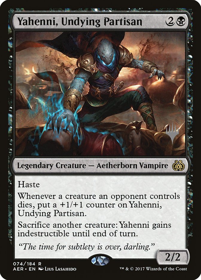 Yahenni, Undying Partisan (Promo Pack) [Aether Revolt Promos] - Evolution TCG