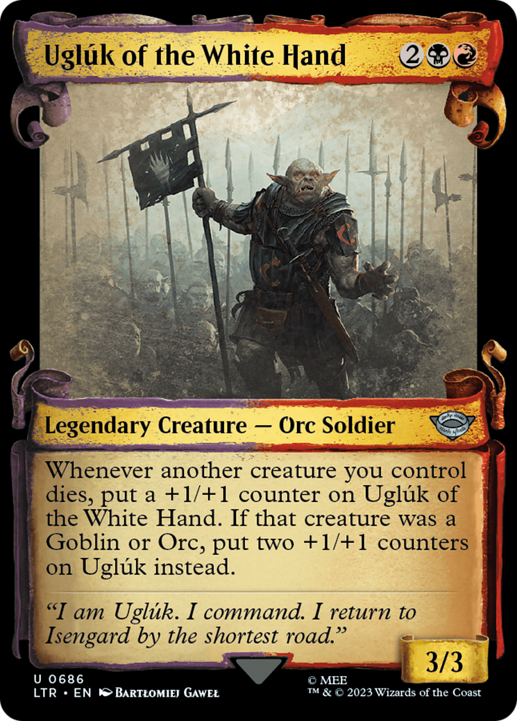 Ugluk of the White Hand [The Lord of the Rings: Tales of Middle-Earth Showcase Scrolls] - Evolution TCG