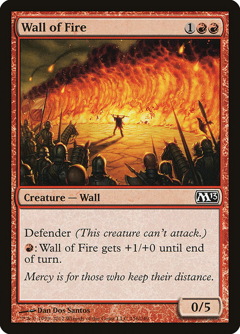 Wall of Fire [Magic 2013] - Evolution TCG
