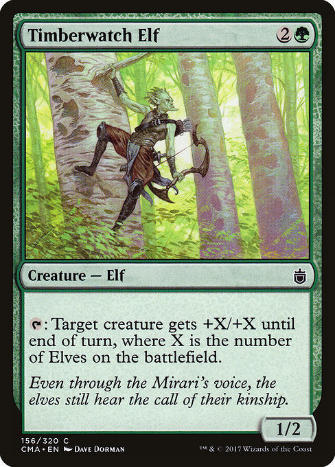 Timberwatch Elf [Commander Anthology] - Evolution TCG