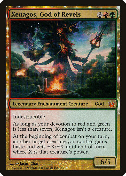 Xenagos, God of Revels [Born of the Gods] - Evolution TCG