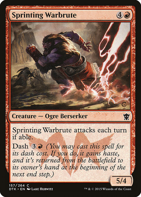 Sprinting Warbrute [Dragons of Tarkir] - Evolution TCG