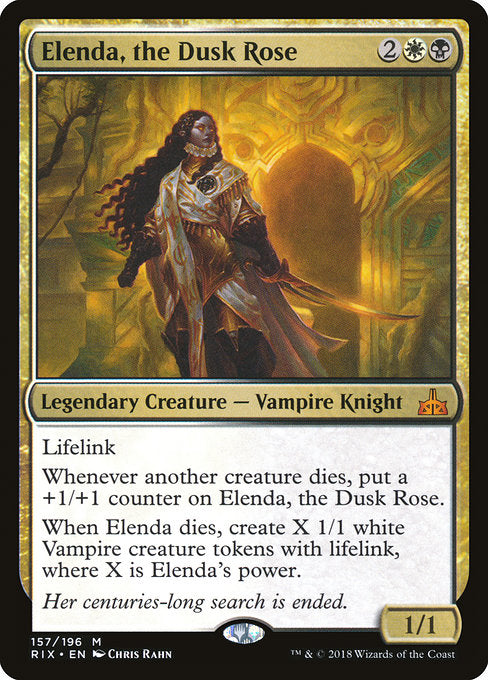 Elenda, the Dusk Rose [Rivals of Ixalan] - Evolution TCG