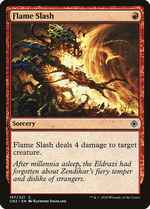 Flame Slash [Conspiracy: Take the Crown] - Evolution TCG