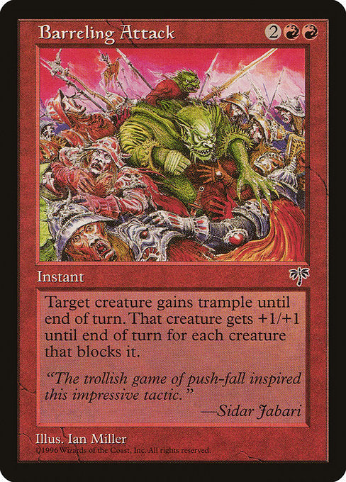 Barreling Attack [Mirage] - Evolution TCG