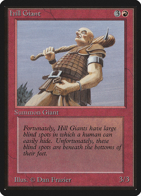 Hill Giant [Limited Edition Beta] - Evolution TCG