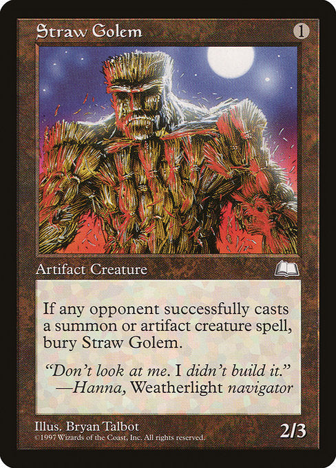 Straw Golem [Weatherlight] - Evolution TCG